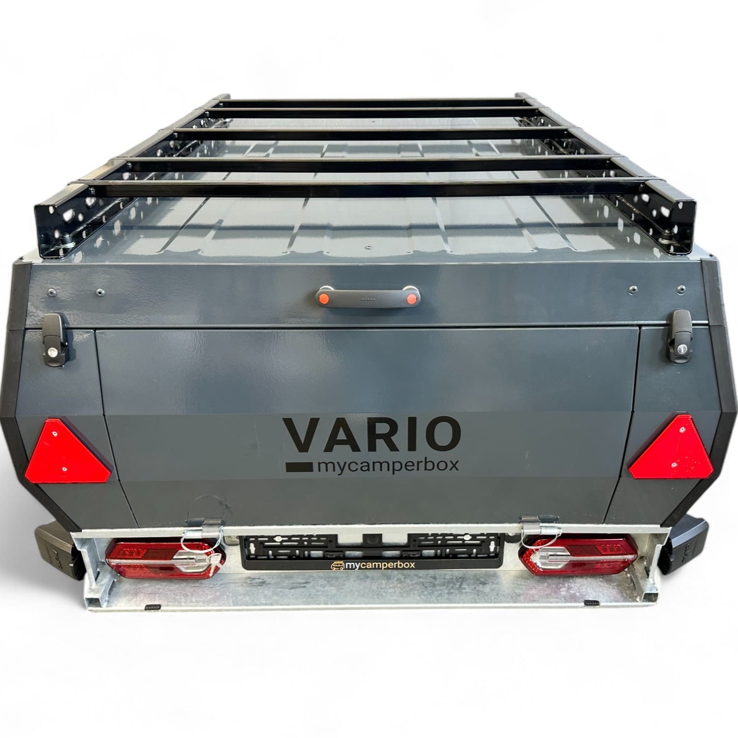 VARIO Cargoliner Anhänger mit personalisierbarer Farbe, 720L Ladevolumen, und flexibler Ausstattung für Outdoor-Abenteuer.