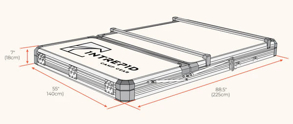 Intrepid Hybrid Hartschalen Dachzelt Geo 2.5 Pro