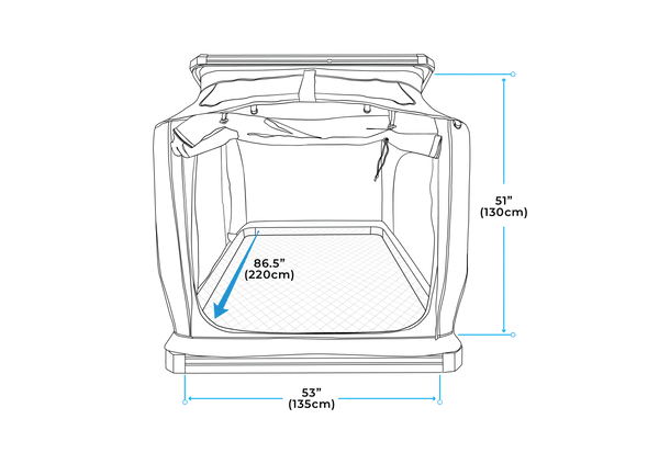 Intrepid Hybrid Hartschalen Dachzelt Geo 2.5 Pro