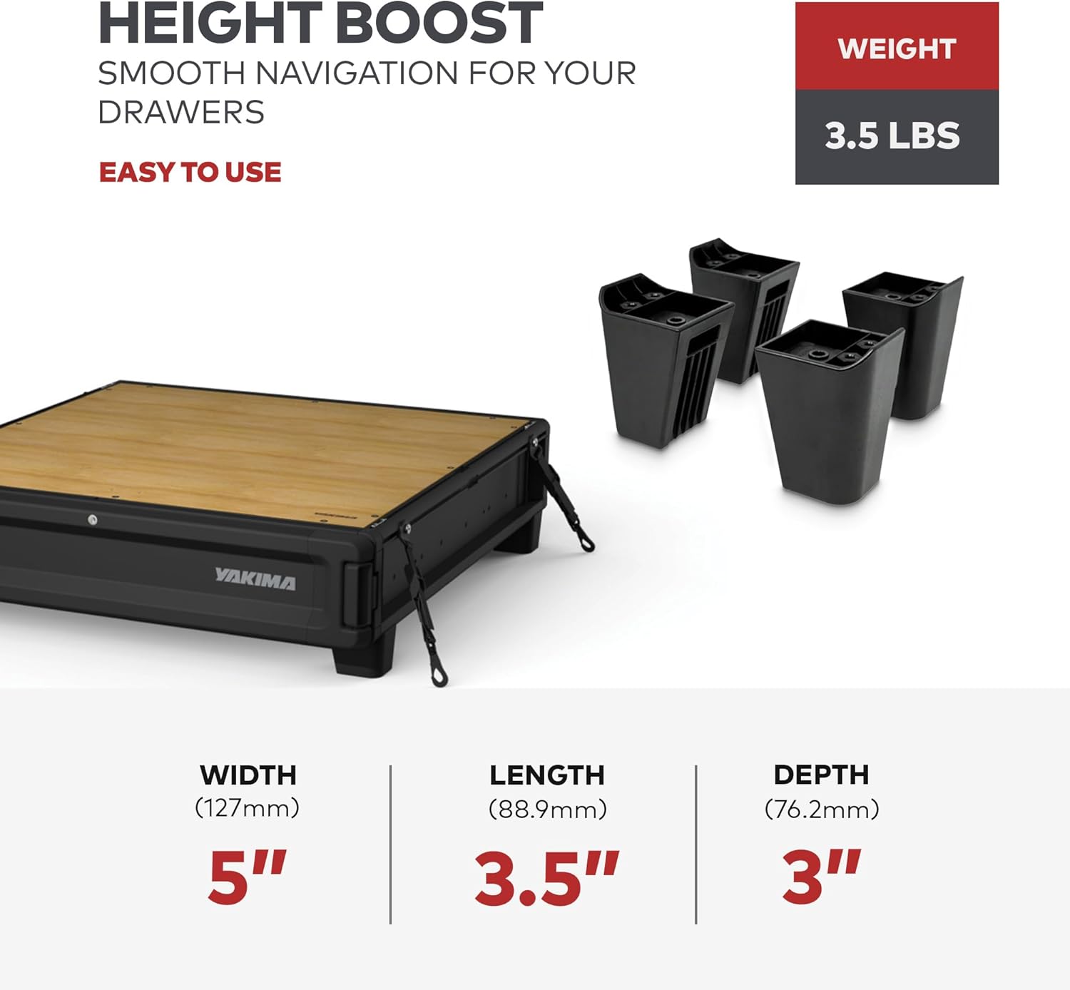 YAKIMA MOD Riser Kit – Höherlegung für deine MOD HomeBase +5 cm