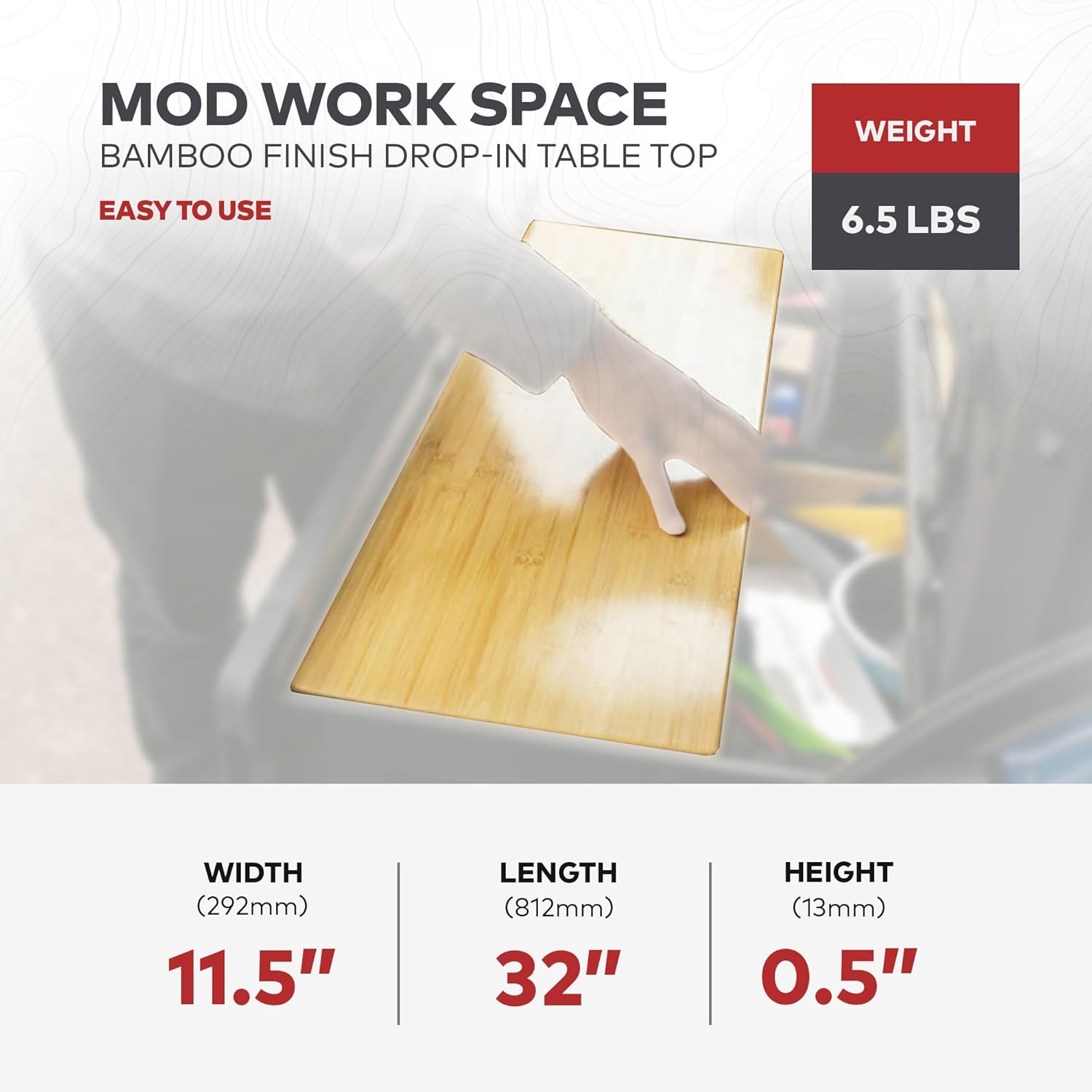 Yakima MOD WorkSpace MD LG Facts 2