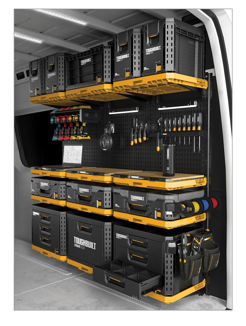 TOUGHBUILT StackTech Seitenansicht Perspektive Campervan