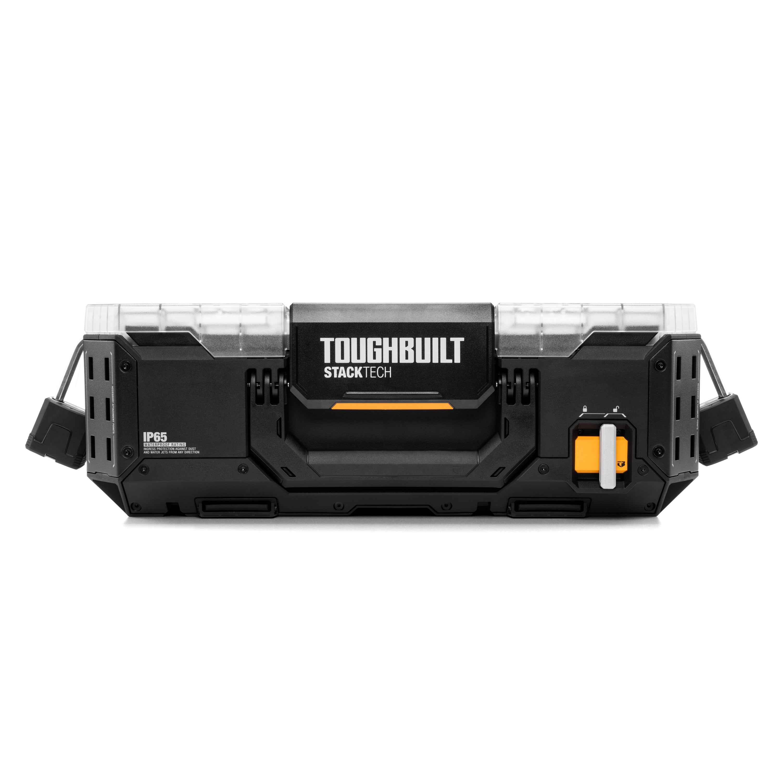 TOUGHBUILT StackTech Seitenansicht Perspektive Schloss 