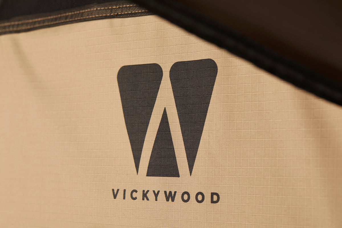 VICKYWOOD Klapp-Dachzelt LITTLE BAMBOO 125 GEN. 2 coffee