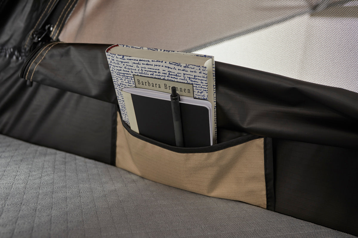 VICKYWOOD Klapp-Dachzelt LITTLE BAMBOO 125 GEN. 2 coffee