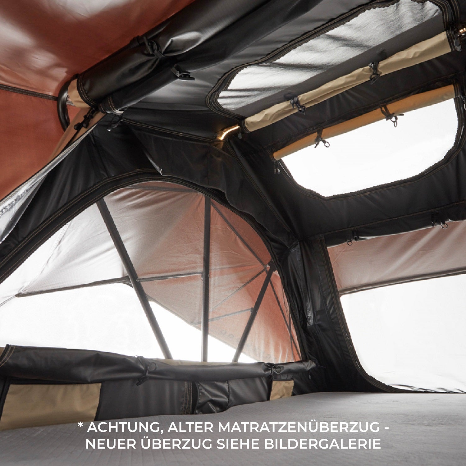 VICKYWOOD Klapp-Dachzelt LITTLE BAMBOO 125 GEN. 2 coffee