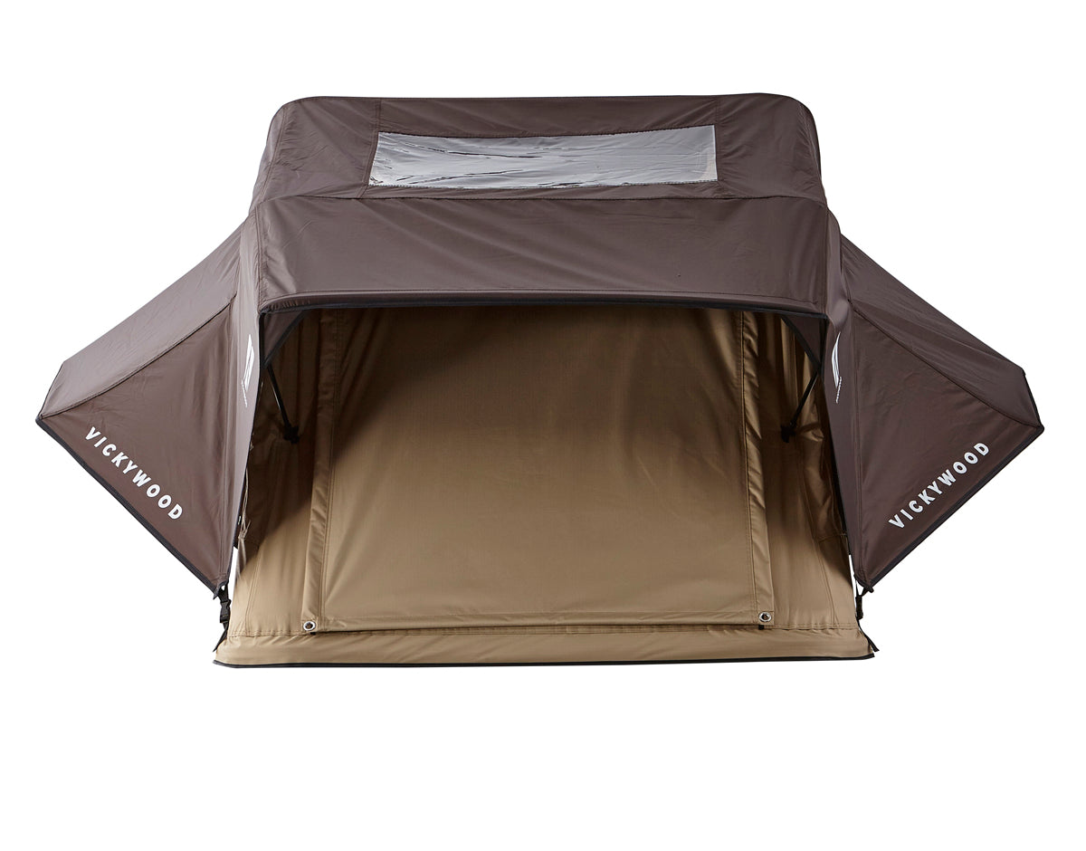 VICKYWOOD Klapp-Dachzelt LITTLE BAMBOO 125 GEN. 2 coffee