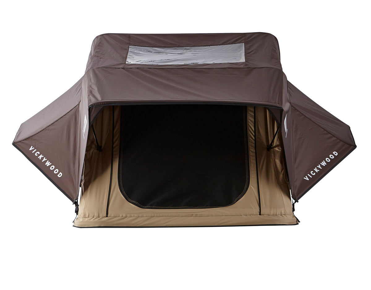 VICKYWOOD Klapp-Dachzelt LITTLE BAMBOO 125 GEN. 2 coffee