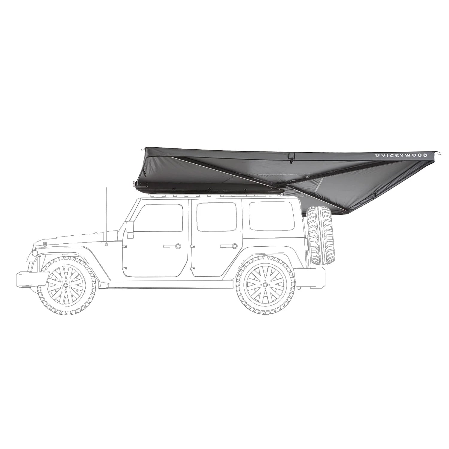 VICKYWOOD LEAF 270° Markise