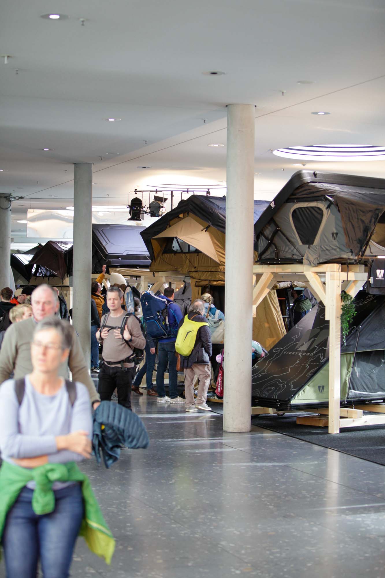Vickyodd ist auf der caravan messe in Freiburg