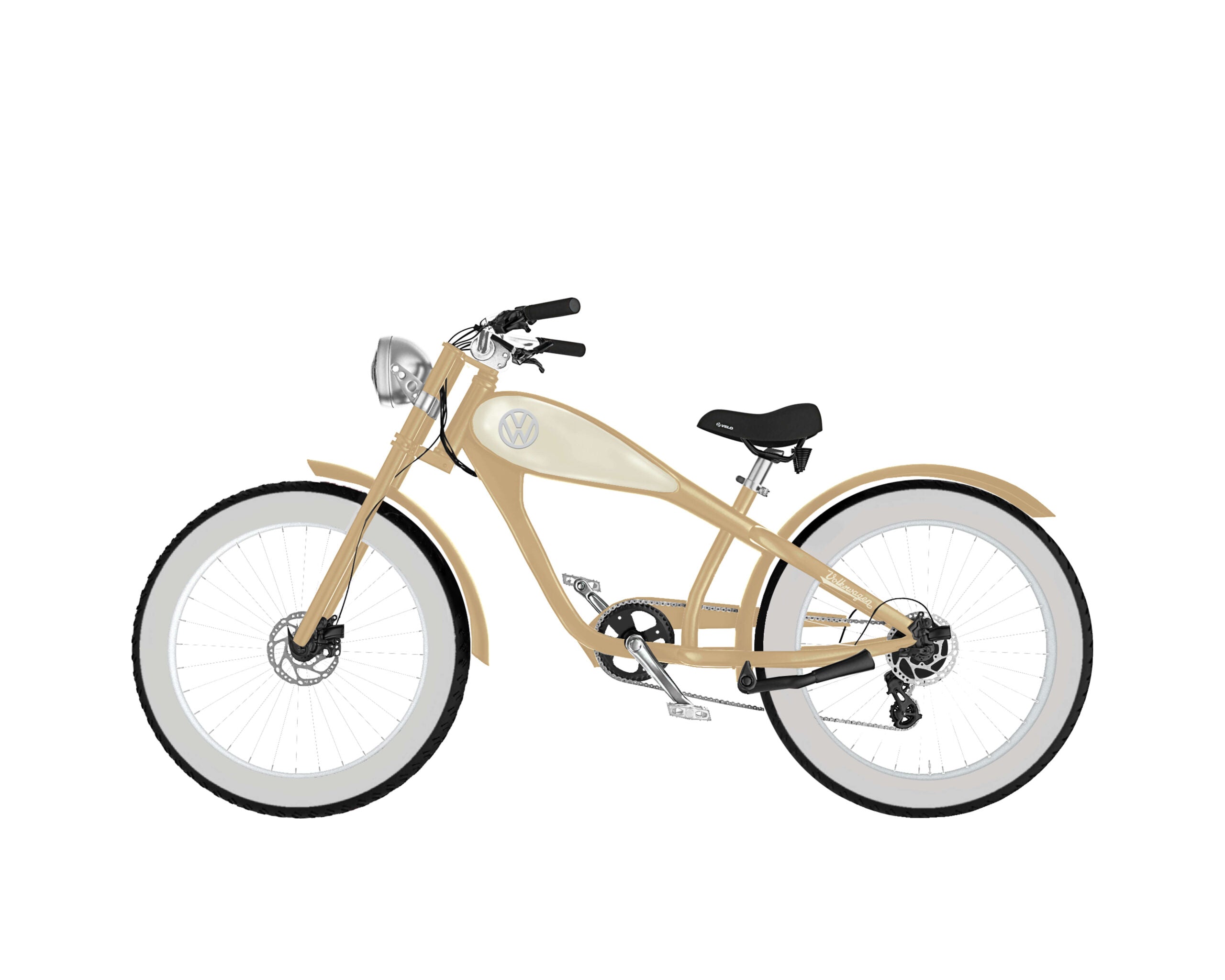 Volkswagen Bulli Bike Chrome – designed by MC E-Bike Beige