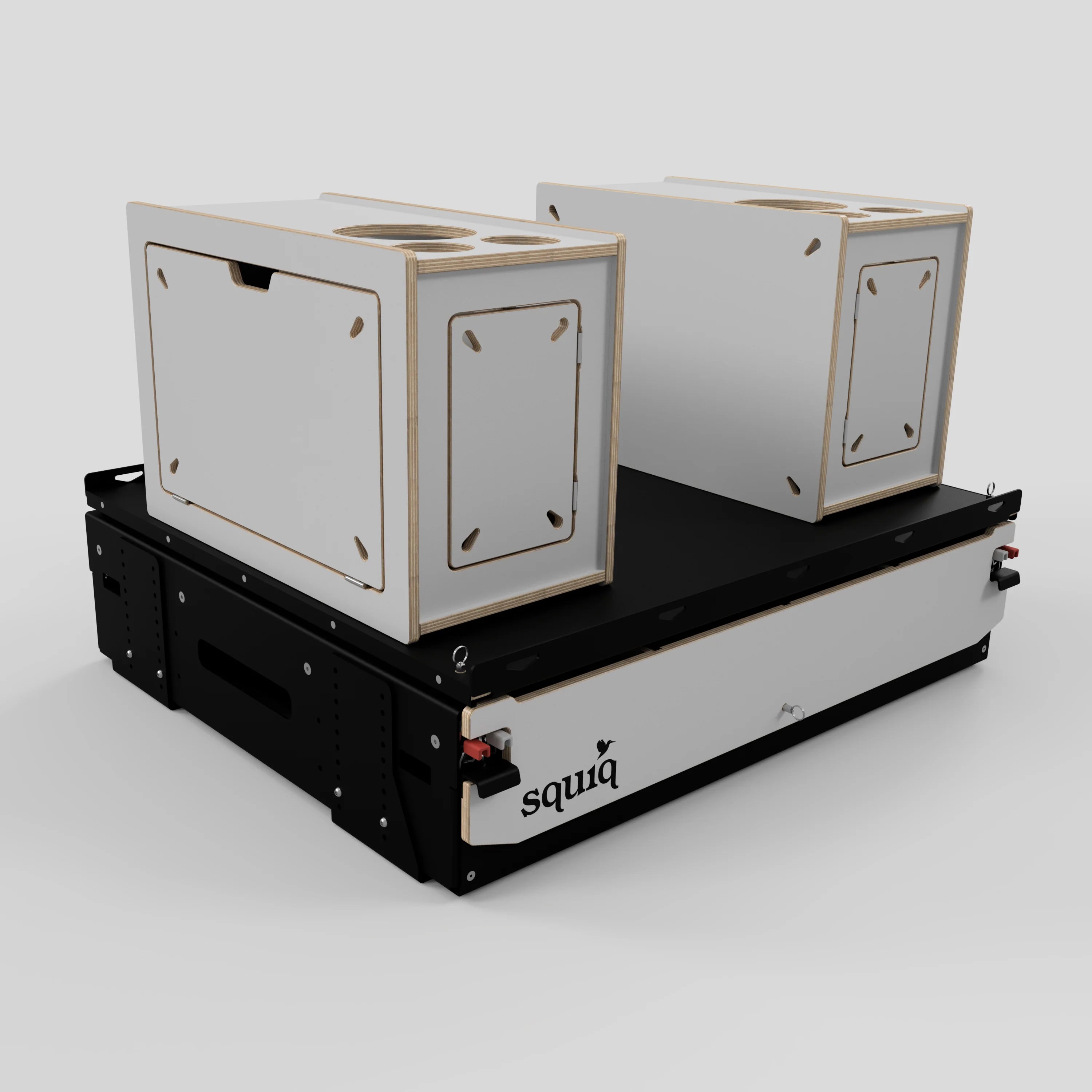 squiq Traveler mini - Campingbox und Kofferraumauszug für Kompaktwagen