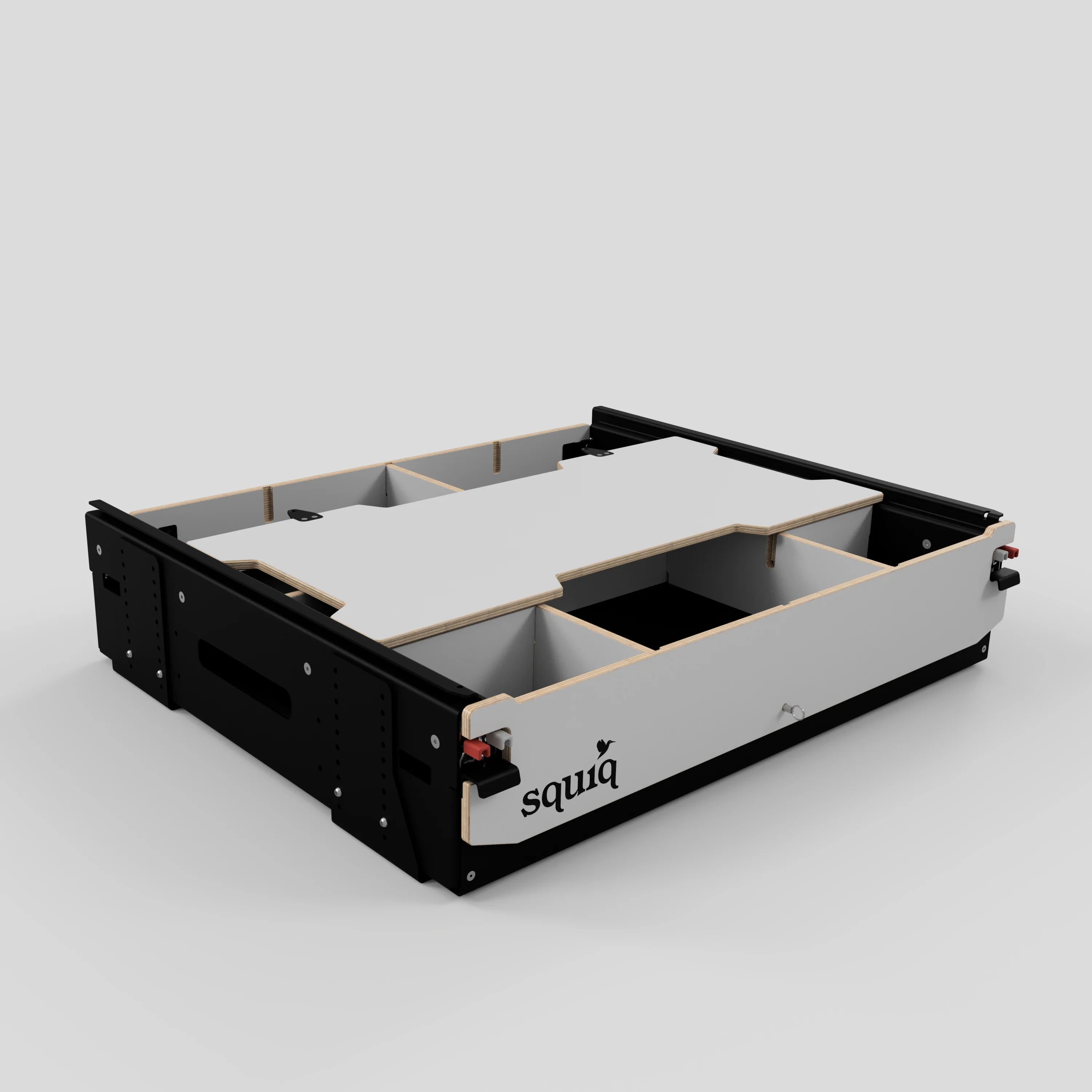 squiq Traveler mini - Campingbox und Kofferraumauszug für Kompaktwagen