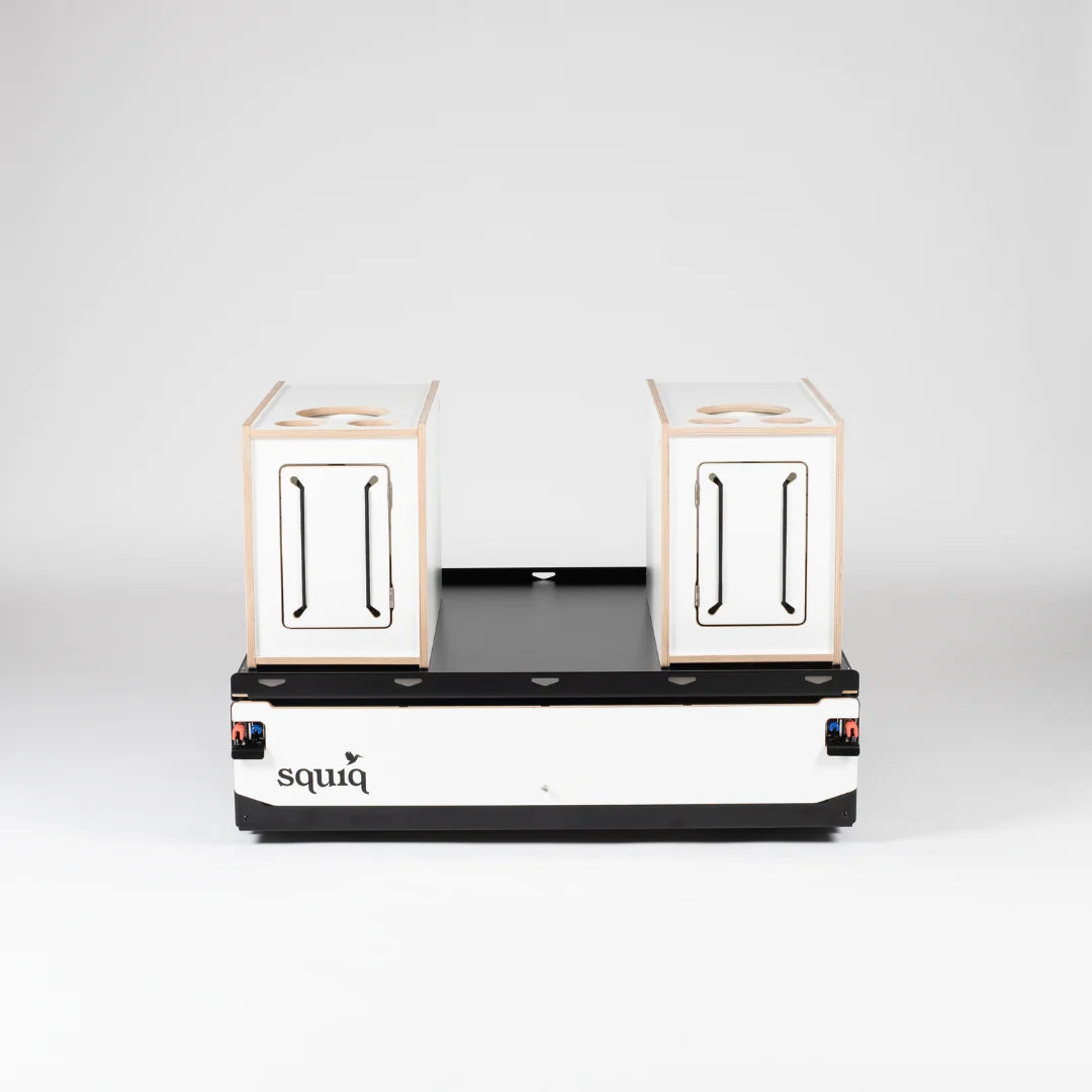 squiq Traveler compact – Campingbox und Kofferraumauszug für kleine Kombis