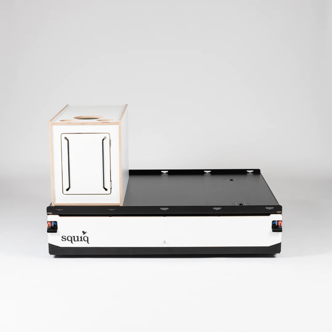 squiq Traveler max – Campingbox und Kofferraumauszug für Vans
